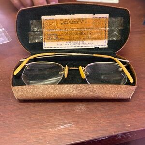 Vintage Gold Wire Frame Glasses